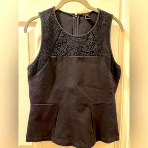 Black J Crew structured shell